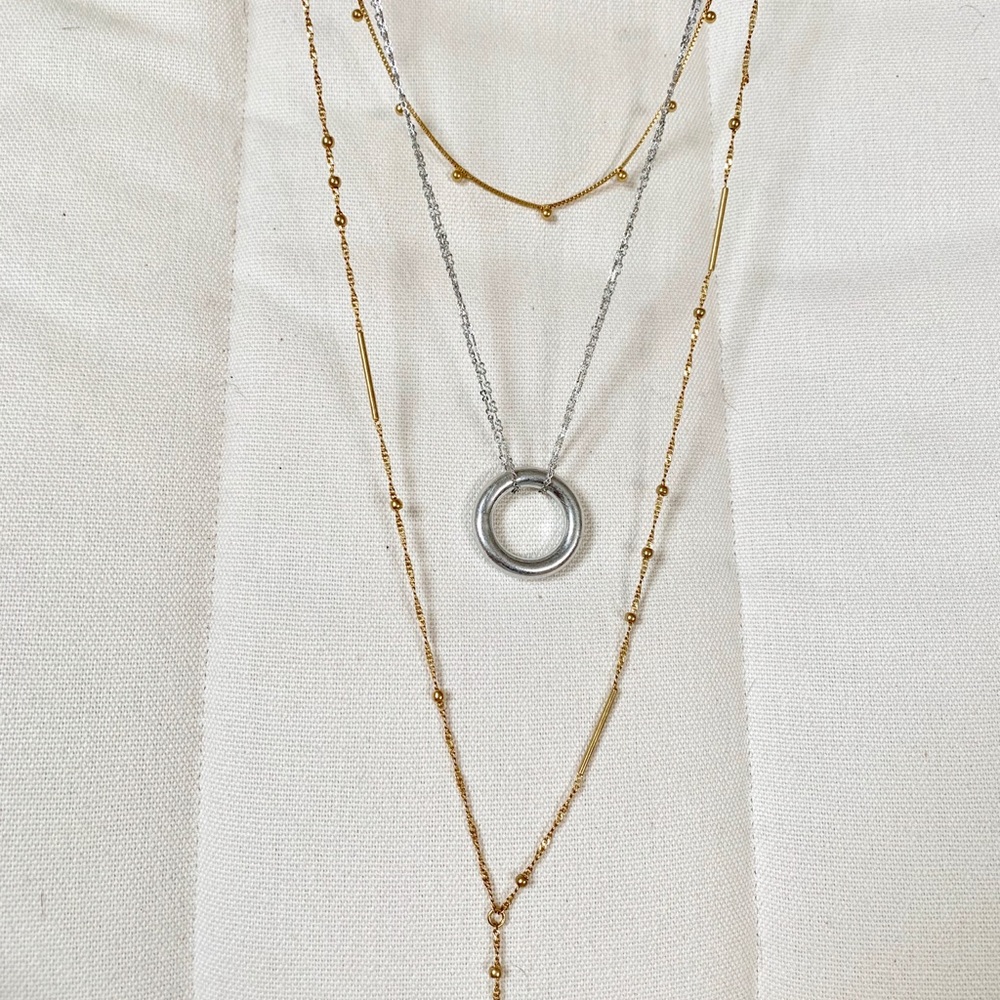 Madewell Moonchart Necklace Layering Set